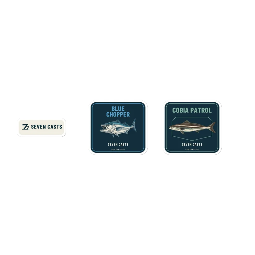 Founders three-sticker set — Printful product mockup